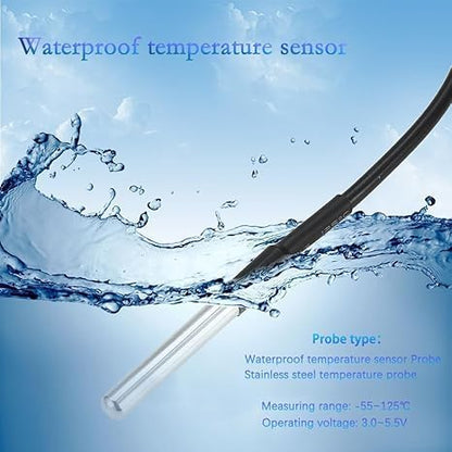 1CH Tuya Intelligent Temperature Sensor,85-250V Dry Contact Relay,Wireless Intelligent Monitoring,Temperature Control of Greenhouse Hatching Fish Tank seedlings,Compatible with Alexa Google Home