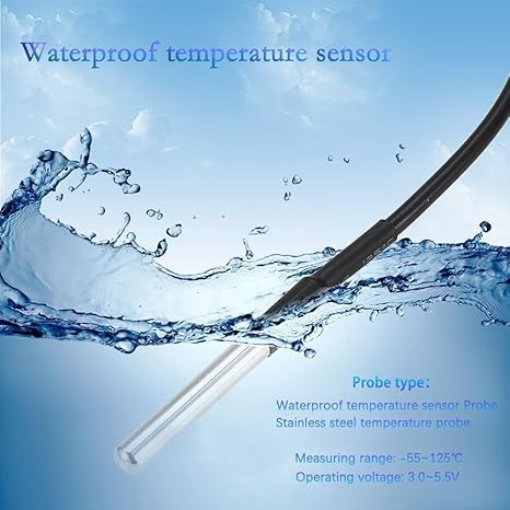Tuya WiFi Smart Temperature Sensor Controller,4CH 7-32V Relay Switch, Remote Voice Control, APP Remote Control, Dry Contact, Real-Time Monitoring, Compatible with Alexa and Google Home