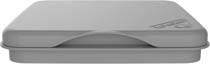 Rev-A-Shelf 27 Qt Under Sink Garbage Can Lid for Base Kitchen and Bathroom Cabinet, Replacement Plastic Trash Bin Lid Only, Grey, RV-1024-LID-14-1-40