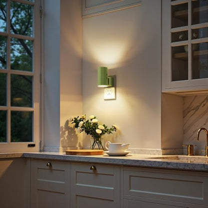 Briignite Night Lights Plug into Wall, Modern LED Night Light Plug in