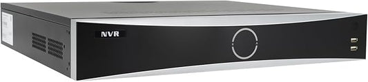 Anpviz 32 Channel 4K 12MP PoE NVR with 16 PoE Ports & 2 HDMI - Supports 32x12MP IP Camera, 4 SATA up to 64TB, Facial Recognition & VCA 32CH H.265+ Network Video Recorder for Business (No HDD) H Series
