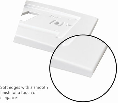 F61-2663 Wall Plate for Sen si Wi-Fi Programmable Thermostat,Hand Control, White (1)