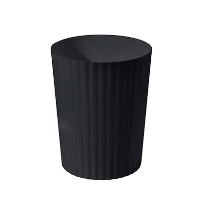 Versatile 2 Gallon Plastic Trash Can - The Compact Bin for Bathroom, Kitchen, or Home Office - Black