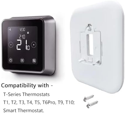 THP2400A1080 Large Cover Plate & Electrical Box Adaptor for T-Series Thermostats, White (2)