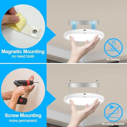 OSIDEN Rechargeable Motion Sensor Ceiling Light with Remote