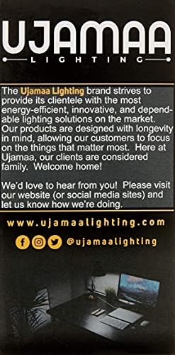 Ujamaa Lighting Smart 2.4GHz Wi-Fi LED Light Bulb, 9W, Multi-Color, Dimmable, A19, E26, Compatiable with Alexa and Google Home Assistant, Controlled by Smart Life App