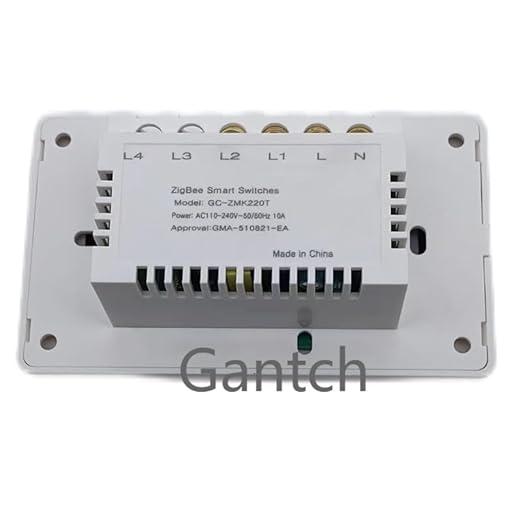 WiFi Smart Light Touch Wall Switch Works with Alexa and Google Home Neutral Wire Required, No Gateway Required. Connect to The Smart Life Tuya App.Us Standard Electrical Light Switches (1 Gang White)