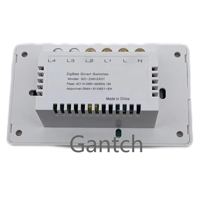 WiFi Smart Light Touch Wall Switch Works with Alexa and Google Home Neutral Wire Required, No Gateway Required. Connect to The Smart Life Tuya App.Us Standard Electrical Light Switches (1 Gang White)