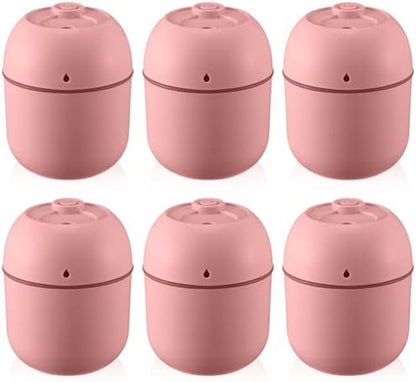 Hortsun 6 Pcs Mini Humidifiers, 220ml Humidifier for Plant,Pink