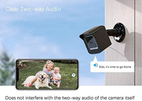 PEF Mount for All-New Wyze Cam V4 and V3, Weatherproof Protective Cover and 360 Degree Adjustable Wall Mount Solid Housing for Wyze V4 and V3 Outdoor Indoor Smart Home Camera System (Black, 3 Pack)