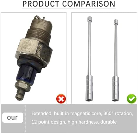 14mm+16mm Extend Spark Plug Socket Compatible with BMW Nissan More Car
