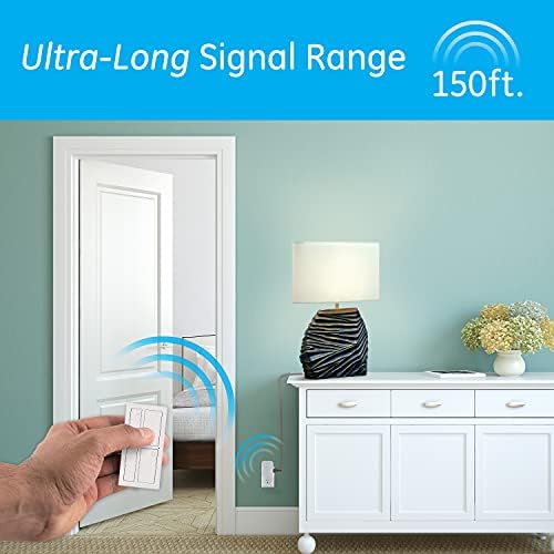 MySelectSmart Remote Control Outlet, Dimmable, 1 Outlet, Full Kit, White