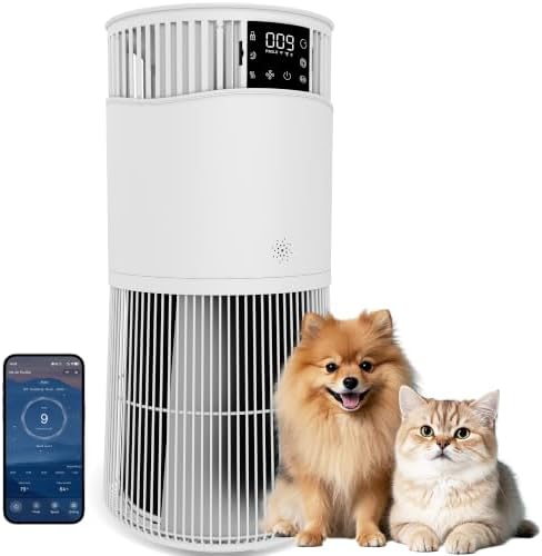 Smart Air Purifier for Home Large Room up to 3000 Ft² & Washable Pre-Filter