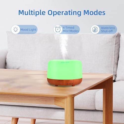 SPLITSKY 300ml Aromatherapy Diffuser with Remote Control and Auto Shut-Off