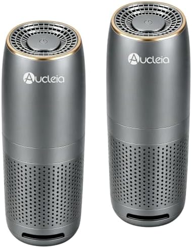 Aucleia 2 Pack Air Purifiers for Bedroom & Dorm Room, True H13 HEPA Filter