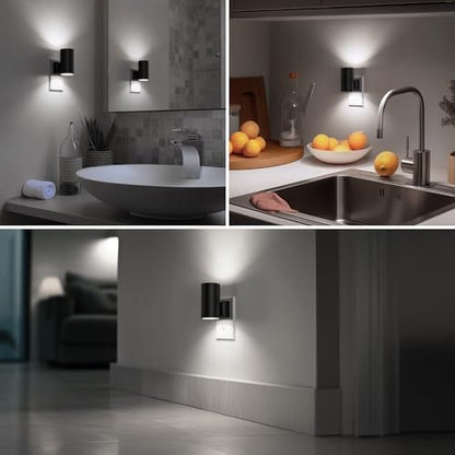 Briignite Night Lights Plug into Wall, Modern LED Night Light Plug in