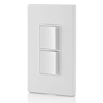 Leviton 15 Amp, 120/277 Volt, Decora Single-Pole, AC Combination Switch, Commercial Grade, Grounding, 5634-W, White