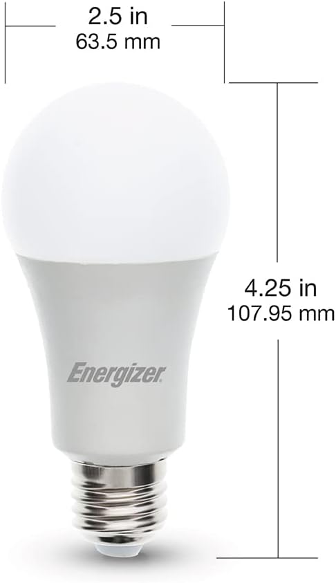 XTREME Energizer Connect Smart A19 LED Multi White Light Bulb with Voice Control and Remote Access Through Your Smartphone | Compatible with Alexa and Google Assistant, 4 Pack
