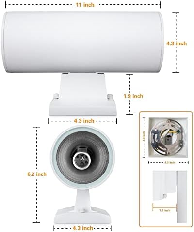Outdoor Wall Light, Anti-Rust Waterproof Exterior Lighting Fixture