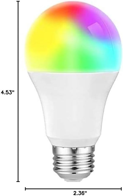 Homekit E27 WiFi Smart RGBCW Bulb Works with Apple Homekit Dimmable Siri Voice Control