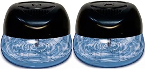 Bluonics Fresh Aire 2-Pack Water Air Washer, Water-Based Air Revitalizer & Room Freshener with 7-Color LED Night Light and Relaxing White Noise for Home, Bedroom, Office