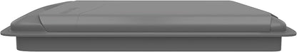 Rev-A-Shelf 50 Qt Under Sink Garbage Can Lid for Base Kitchen and Bathroom Cabinet, Replacement Plastic Trash Bin Lid Only, Silver, RV-50-LID-17-1-40