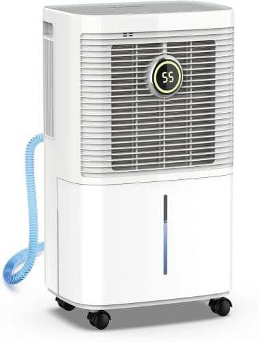 2500 Sq.Ft Dehumidifier for Basement, 34 Pints, Ring Light Display