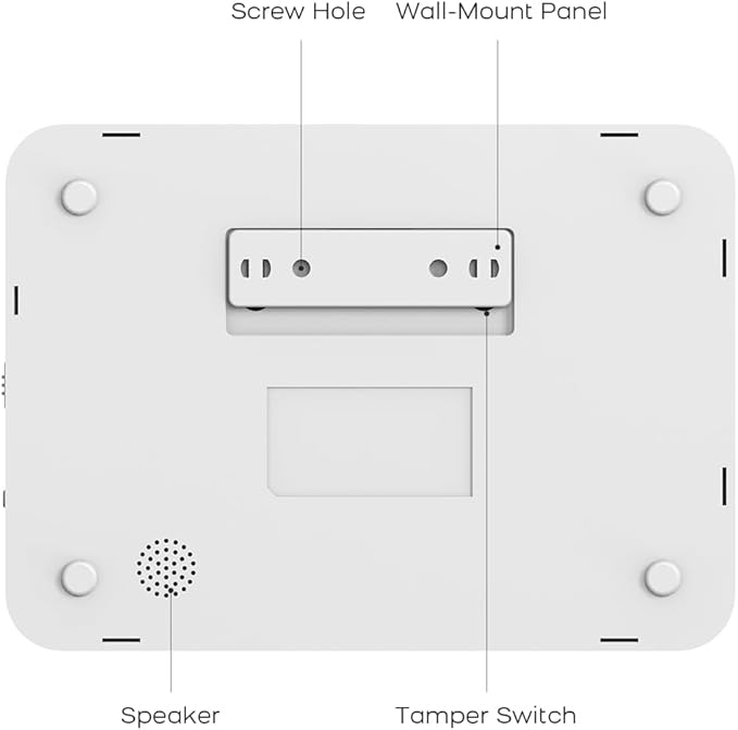 YBJ Alarm System for Home Security,DIY Wireless Home Alarm System with Door and Motion Sensors,Smart Keypad,No Subscription Fee (5-Piece Kit)