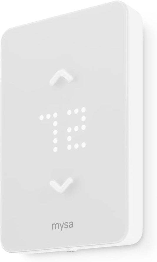 Mysa Smart Thermostat LITE for Electric Baseboard Heaters 240V | DIY Install | Use w/HomeKit, Alexa, Google Home | Wi-Fi Programmable | Remote Control with Free App (2024)