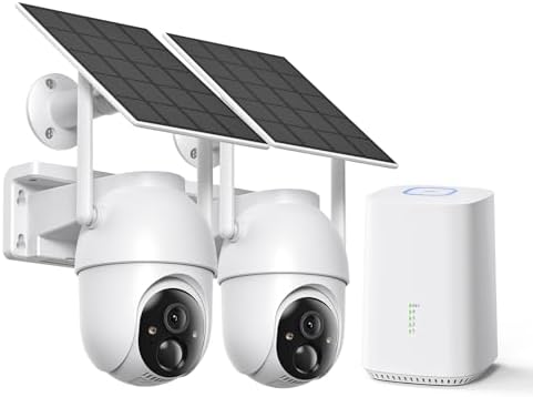 SEHMUA Solar Security Cameras Wireless Outdoor, No Subscription Required