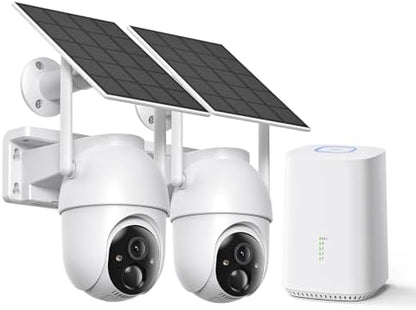 SEHMUA Solar Security Cameras Wireless Outdoor, No Subscription Required