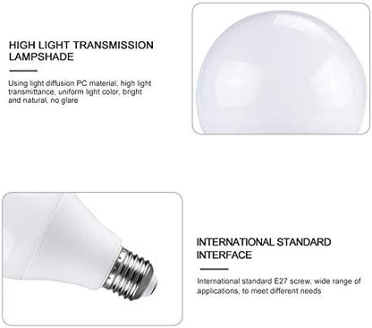 Fengyan Home Bulbs 2pcs/lot Led Bulbs E27 Radar Sensor Light Night Smart Infrared Body Induction LED Lamp 85-265V 10W 15W 20W 25W for Garden Hallway Corridor Household Lamp
