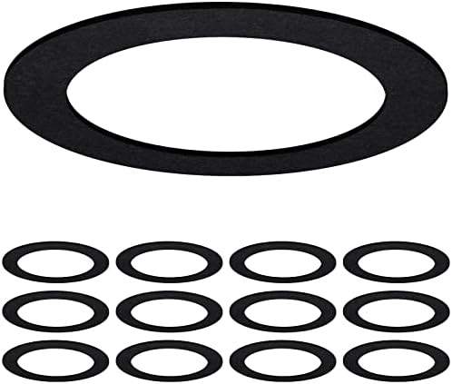 Sunco 12 Pack 6 Inch Recessed Light Goof Ring, Black