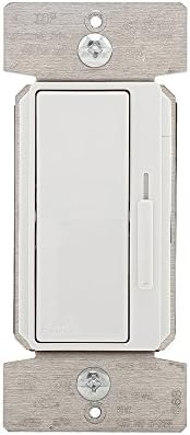 Eaton DFS15P-W Devine 1.5 Amp 120V 3-Speed Slide Fan Control, Ivory Finish