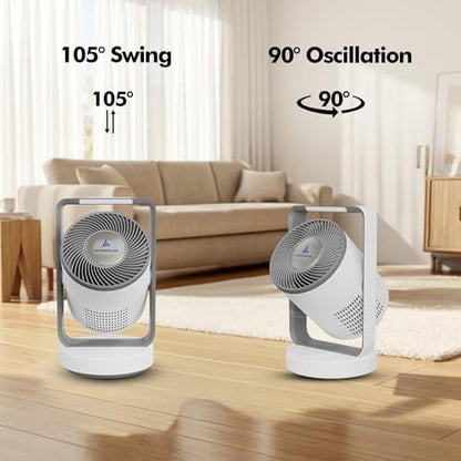 Pure Air PA4 Smart Wozoyo Air Purifier for Home, AHAM VERIFIDE, Covers up to 1065 ft², CFM 142, H13 HEPA 3-in-1 Filtration, Filters PM2.5, PM10, PM Display, Ultra-Quiet, Works with Alexa & Google