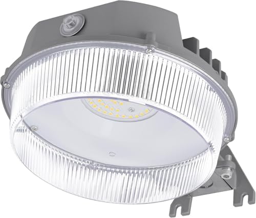 LEDVANCE Sylvania LED Barn Light, Dusk to Dawn Outdoor Lighting with Photocell, Security Lights, FCC/CEC, IP65 Waterproof, 50,000 Hrs, 80 CRI, Yard, Garage, 4000K - 1 Pack (66821)