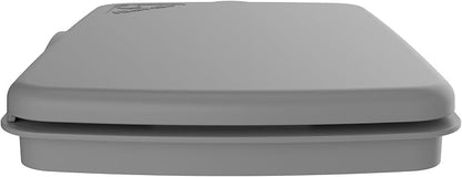 Rev-A-Shelf 32 Qt Under Sink Garbage Can Lid for Base Kitchen and Bathroom Cabinet, Replacement Plastic Trash Bin Lid Only, Grey, RV-32-LID-14-1-40