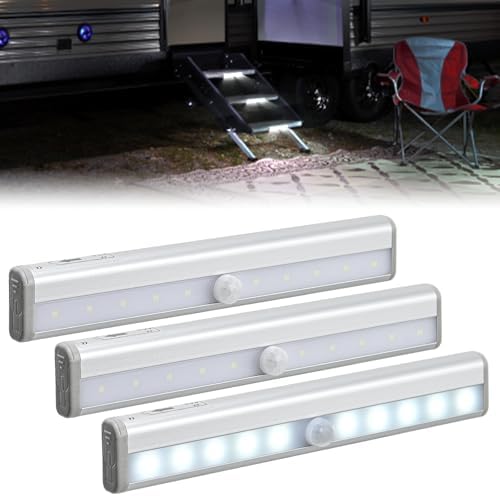 Nilight RV Step Lights 3PCS LED RV Exterior Lighting for Travel Camper
