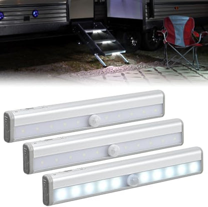 Nilight RV Step Lights 3PCS LED RV Exterior Lighting for Travel Camper
