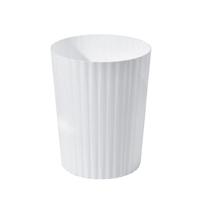 Trash Can - Small Waste basketbin - 2 Gallon- for Office,Home,Bathroom,Kitchen - White