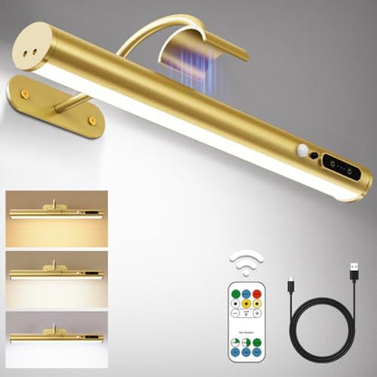 Hapfish Motion Sensor Battery Operated Wall Sconce,Wireless Picture Lights