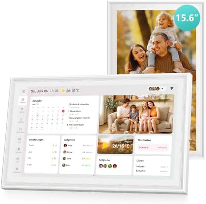 Airzeen 15.6" Digital Calendar, Subscription-Free, Smart Wall Calendar