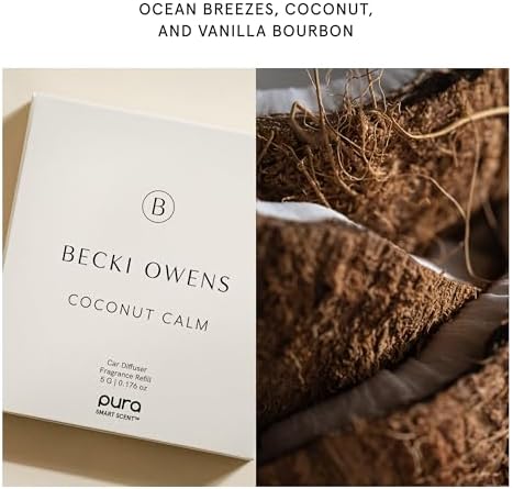 Pura Car Scent Refill, Coconut Calm
