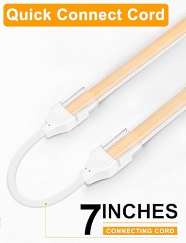 COB LED Strip Lights, Warm White Dimmable Rope with Remote, 19.6ft
