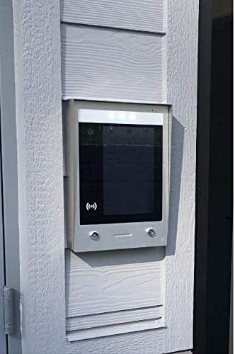 GBF SentryLink Smart Full IP Video Door Station/Smart Video Intercom System for 8-1000 Units Apartment (Surface Mounted)- 1080P HD Camera, Control Two Locks remotely, Built-in Card Reader