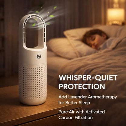 Small air purifier for Car, Home,Usefor dorm room—Activated Carbon Filter