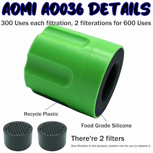 Personal Smoke Air Filter to Trap Odor & Smell, Green Smoke Filter