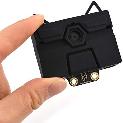 DFROBOT HUSKYLENS Smart Vision Sensor with Silicone Case for LattePanda, Raspberry Pi or Micro:bit | AI Camera Support Object/Line Tracking, Face/Object/Color/Tag Recognition