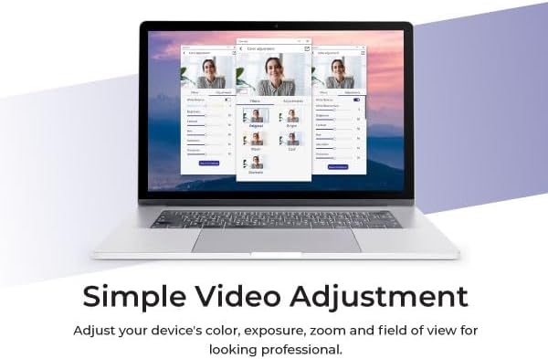 AVerMedia PA511D- 4K Video Conference Camera, Speakerphone, Echo Cancellation, Autoframing, Zoom Certified, Wired Network and One Cable Connection - Webcam for PC, Tripod & Monitor