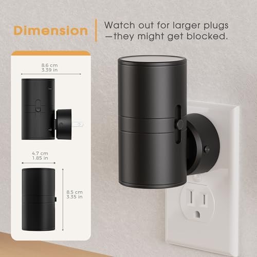 Briignite Night Lights Plug into Wall, 5CCT LED Night Light Plug in